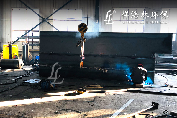 氣浮機(jī)焊接現(xiàn)場