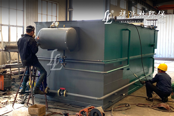 氣浮機(jī)噴涂現(xiàn)場